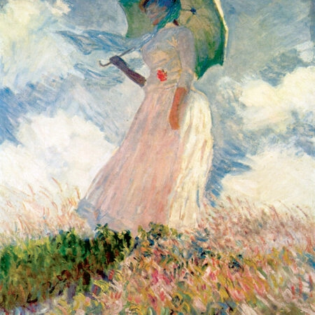 Πινακας σε καμβά MONET - FRAU MIT SONNENSCHIRM - Monet Claude Sticky 6