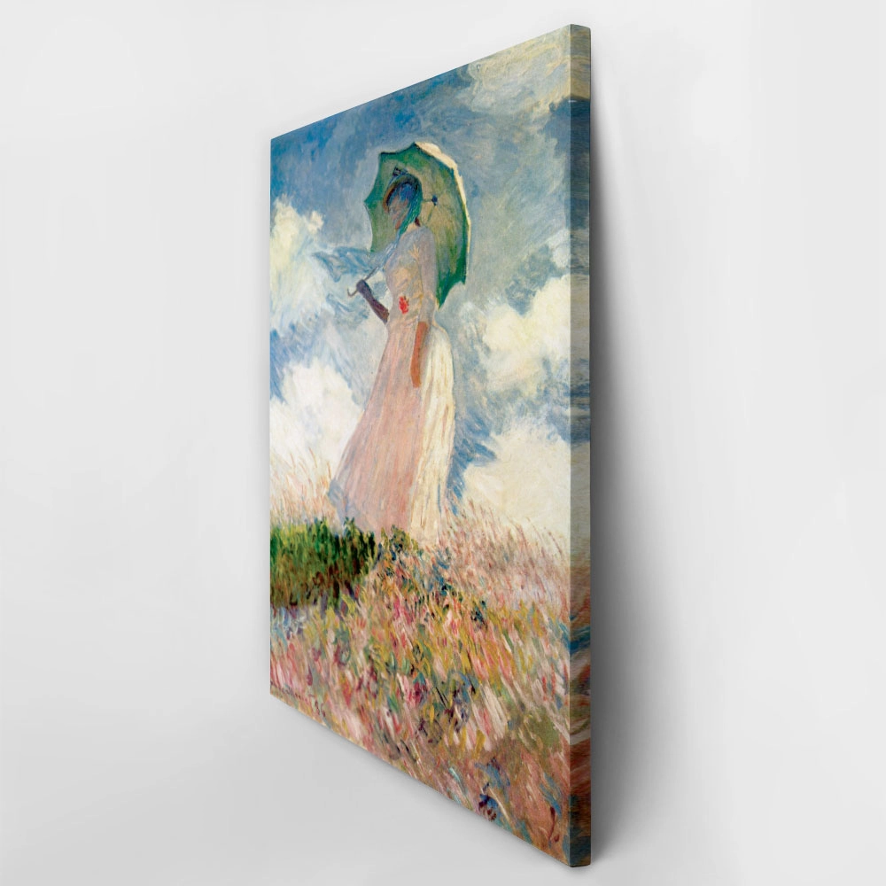Πινακας σε καμβά MONET - FRAU MIT SONNENSCHIRM
