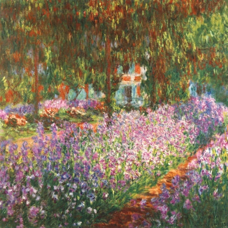 Πίνακας σε καμβά MONET - IRISES IN MONET'S GARDEN - Monet Claude Sticky 6