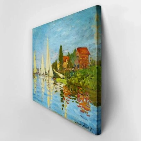 Πινακας σε καμβά MONET - REGATTA AT ARGENTEUIL - Monet Claude Sticky 3