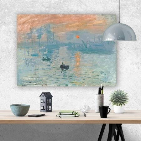 Πινακας σε καμβά MONET - SUNRISE - Monet Claude Sticky 6