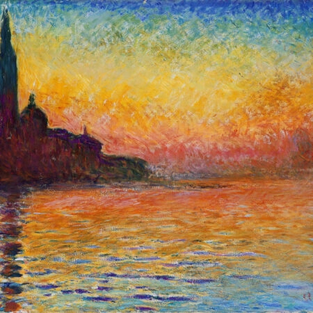 Πινακας σε καμβά MONET - SUNSET - Monet Claude Sticky 6