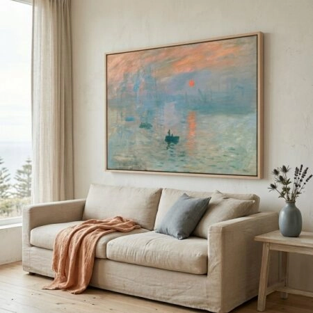 Πινακας σε καμβά MONET - SUNRISE - Monet Claude Sticky 5