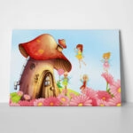 Πινακας σε καμβά MUSHROOM HOUSE