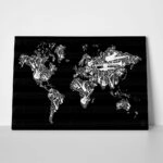 Πινακας σε καμβά MUSIC WORLD