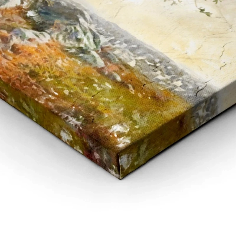 OUTLET Πίνακας σε καμβά OLIVE TREE PAINTING 80cm x 50cm