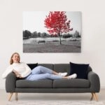OUTLET Πινακας σε καμβά PARK BENCH 120cm x 80cm