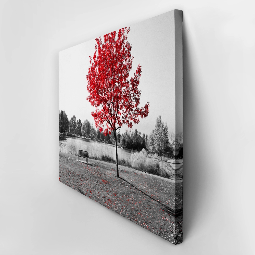 OUTLET Πινακας σε καμβά PARK BENCH 120cm x 80cm