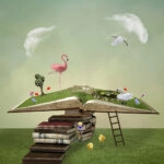 Πίνακας σε καμβά PATHWAY TO OPEN BOOK