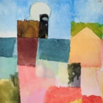 Πίνακας σε καμβά PAUL KLEE - MOONRISE OVER ST GERMAIN