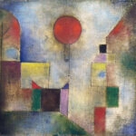 Πίνακας σε καμβά PAUL KLEE - RED BALLOON