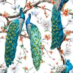 Πινακας σε καμβά PEACOCKS