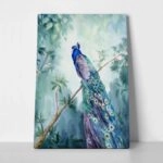Πινακας σε καμβά PEACOCK PAINTING 2