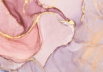 Πινακας σε καμβά PINK AND GOLD MARBLE PAINT