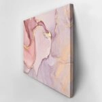Πινακας σε καμβά PINK AND GOLD MARBLE PAINT
