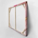 Πινακας σε καμβά PINK AND GOLD MARBLE PAINT