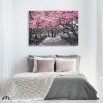 Πινακας σε καμβά PINK BLOSSOM PARK