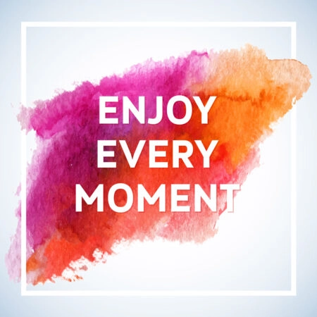 Πίνακας QUOTE ENJOY EVERY MOMENT 1 - Πινακες σε καμβα Sticky 4