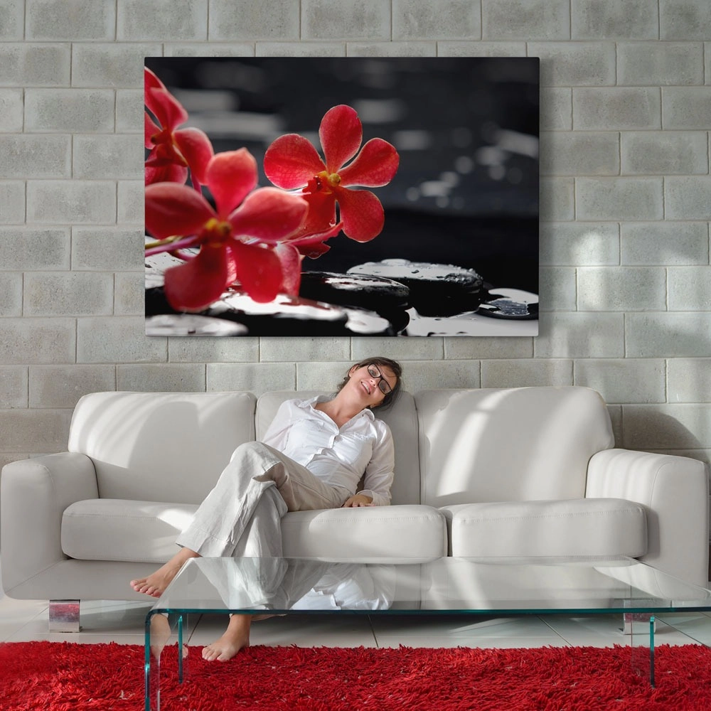 Πινακας σε καμβά RED ORCHID
