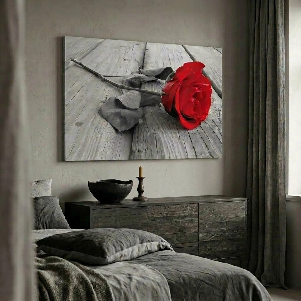 Πινακας σε καμβά Πίνακας RED ROSE