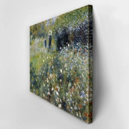 Πινακας σε καμβά RENOIR - FEMME AVEC PARASOL DANS UN JARDIN - Pierre Auguste Renoir Sticky 3