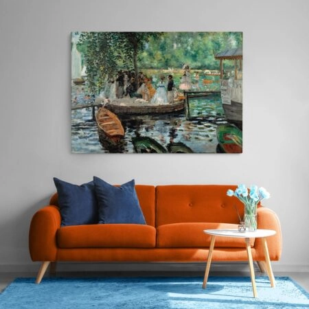 Πινακας σε καμβά RENOIR - LA GRENOUILLERE - Pierre Auguste Renoir