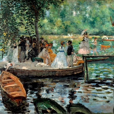 Πινακας σε καμβά RENOIR - LA GRENOUILLERE - Pierre Auguste Renoir Sticky 6