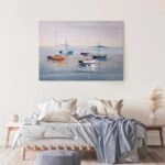 Πινακας σε καμβά SAILING BOATS OIL PAINTING