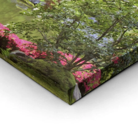 Πινακας σε καμβά SAKURA LAKE - Λιμνες - Ποταμια Sticky 5