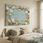 Πινακας σε καμβά SEA SHELLS FRAME