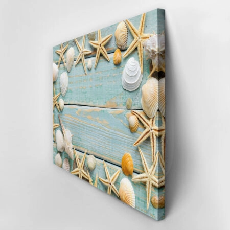 Πινακας σε καμβά SEA SHELLS FRAME - Κοχυλια Sticky 6