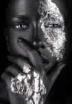 Πινακας σε καμβά SILVER FACE
