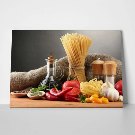 Πινακας σε καμβά SPAGHETTI - Food and Drink Sticky 1