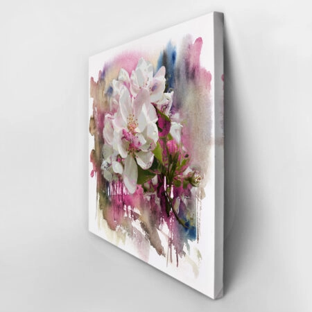 Πίνακας Τετράγωνος SPRING FLOWERS PINΚ - Ανθη Δεντρων Sticky 2