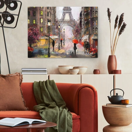 Πινακας σε καμβά STREET VIEW OF PARIS 2 - Παρισι