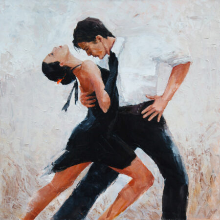 Πίνακας σε καμβά TANGO DANCERS 4 - Χορος Sticky 4