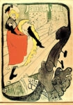 Πινακας σε καμβά TOULOUSE LAUTREC - JANE AVRIL