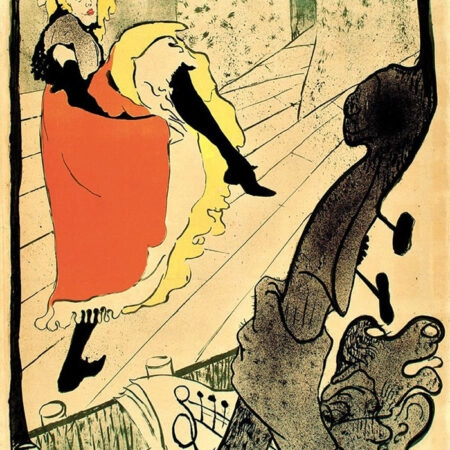 Πινακας σε καμβά TOULOUSE LAUTREC - JANE AVRIL - Toulouse Lautrec Sticky 4