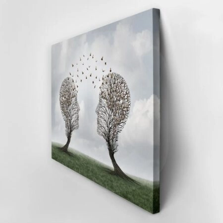 Πινακας σε καμβά TREE SHAPED COMMUNICATION CONCEPT - Πινακες σε καμβα Sticky 9