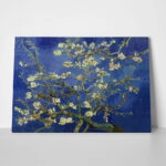 OUTLET Πινακας σε καμβά VAN GOGH - ALMOND BLOSSOM BLUE 80cm x 50cm