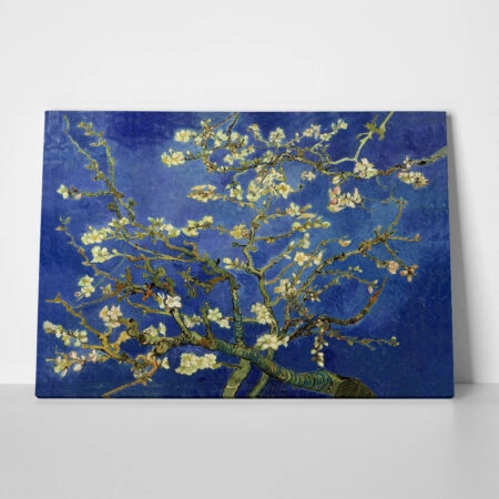 OUTLET Πινακας σε καμβά VAN GOGH - ALMOND BLOSSOM BLUE 80cm x 50cm - OUTLET Sticky 1
