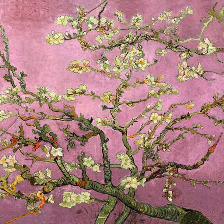 Πινακας σε καμβά VAN GOGH - ALMOND BLOSSOM PINK - Vincent Van Gogh Sticky 6