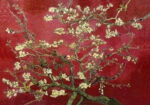 Πινακας σε καμβά VAN GOGH - ALMOND BLOSSOM RED