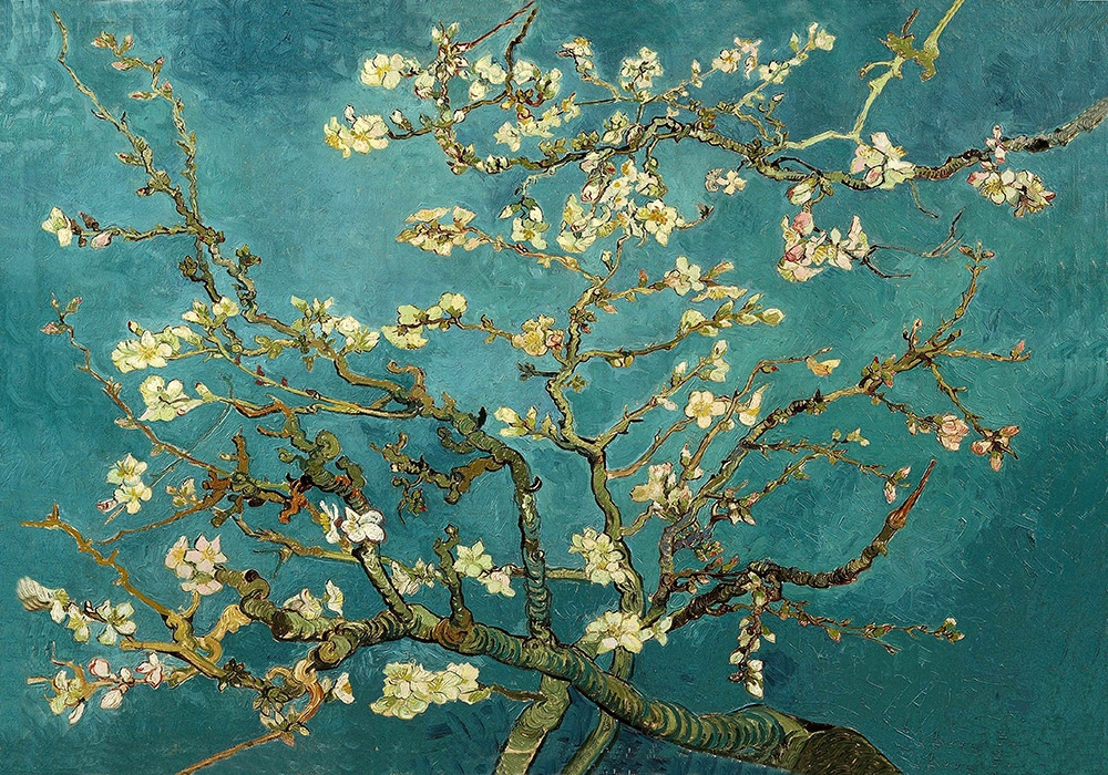 OUTLET Πινακας σε καμβά VAN GOGH - ALMOND BLOSSOM 120x80cm