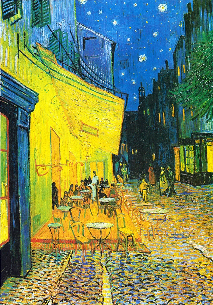 OUTLET Πινακας σε καμβά VAN GOGH - CAFÉ TERRACE 40x65cm