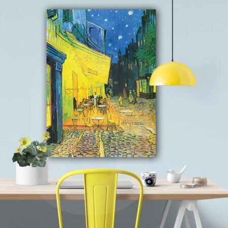 Πινακας σε καμβά VAN GOGH - CAFÉ TERRACE - Vincent Van Gogh