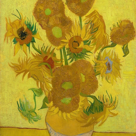 Πινακας σε καμβά VAN GOGH - SUNFLOWERS YELLOW - Vincent Van Gogh Sticky 6