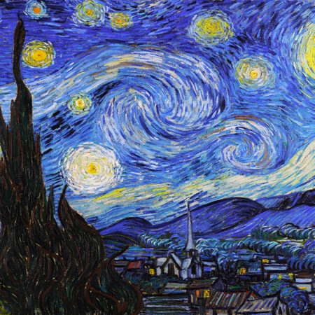 Πινακας σε καμβά VAN GOGH - STARRY NIGHT - Vincent Van Gogh Sticky 7
