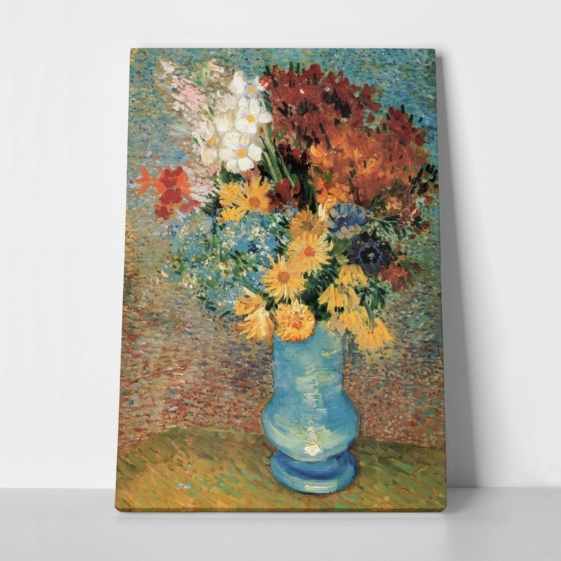 Πινακας σε καμβά VAN GOGH - VASE WITH DAISIES AND ANEMONES