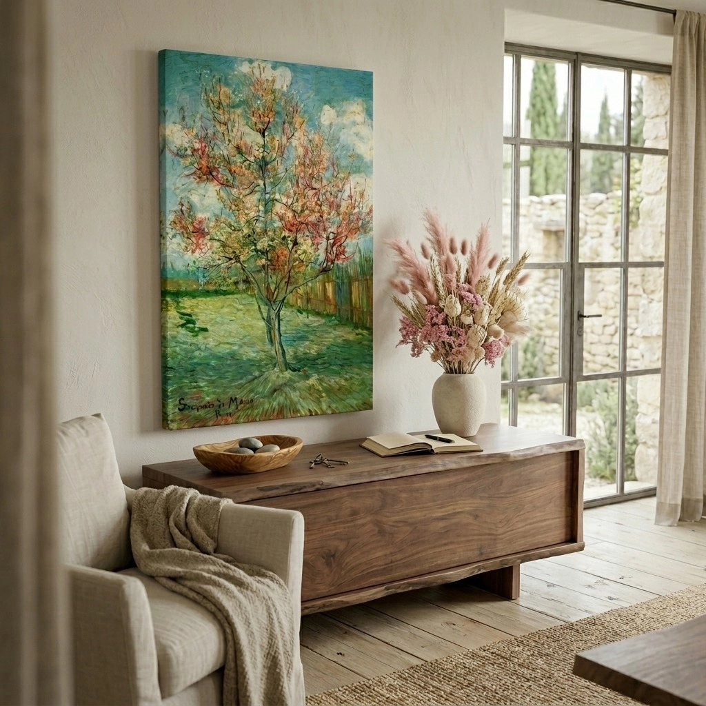 Πινακας σε καμβά VAN GOGH - PINK PEACH TREES